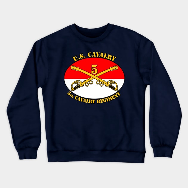 5th Cavalry Regiment Crewneck Sweatshirt by MBK